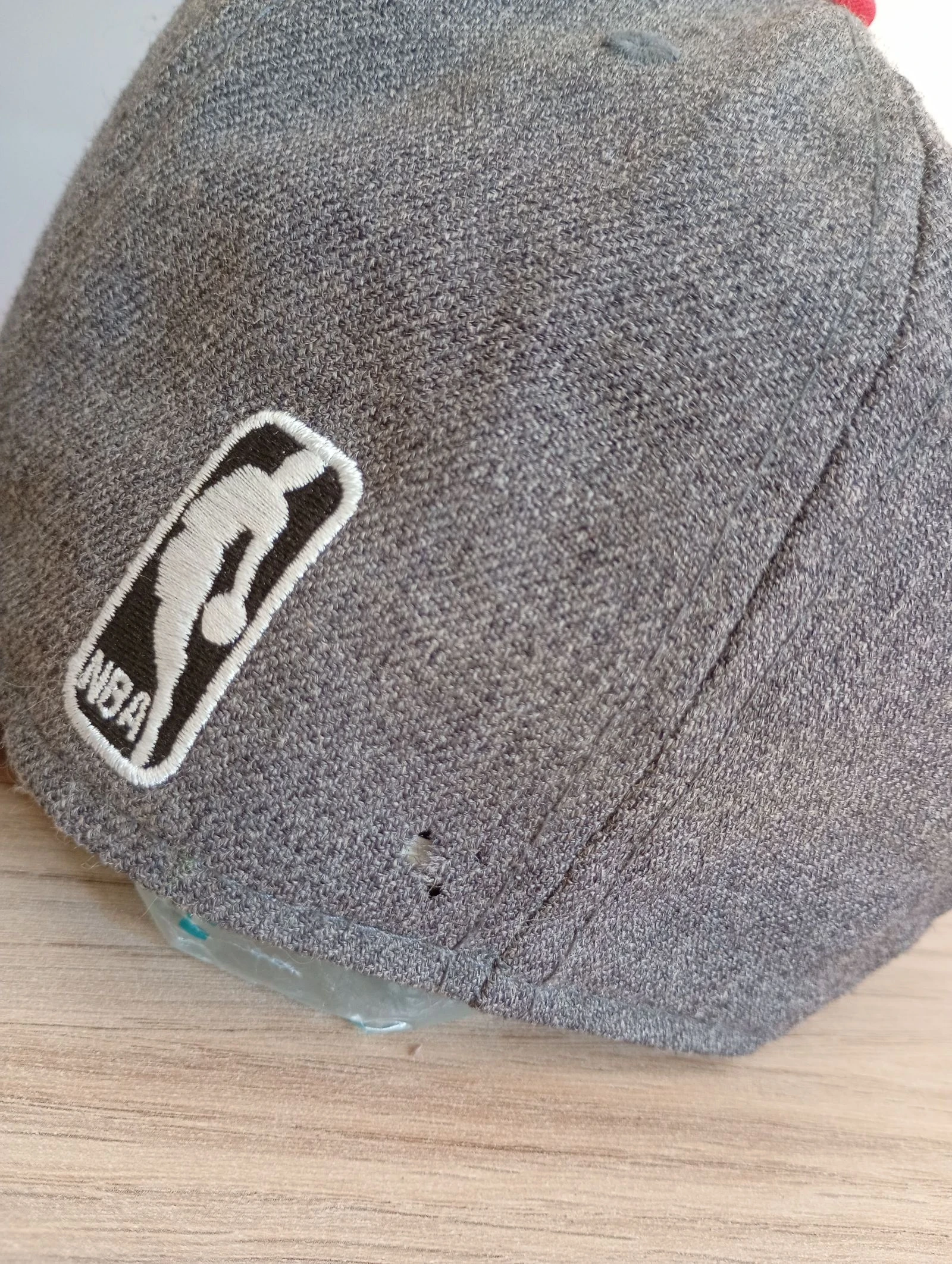 Casquette NBA vintage Chicago Bulls officiel réglable grise et noir  – photo 7